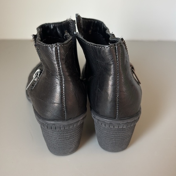 Rieker Black Booties Size 37 - Picture 6 of 8